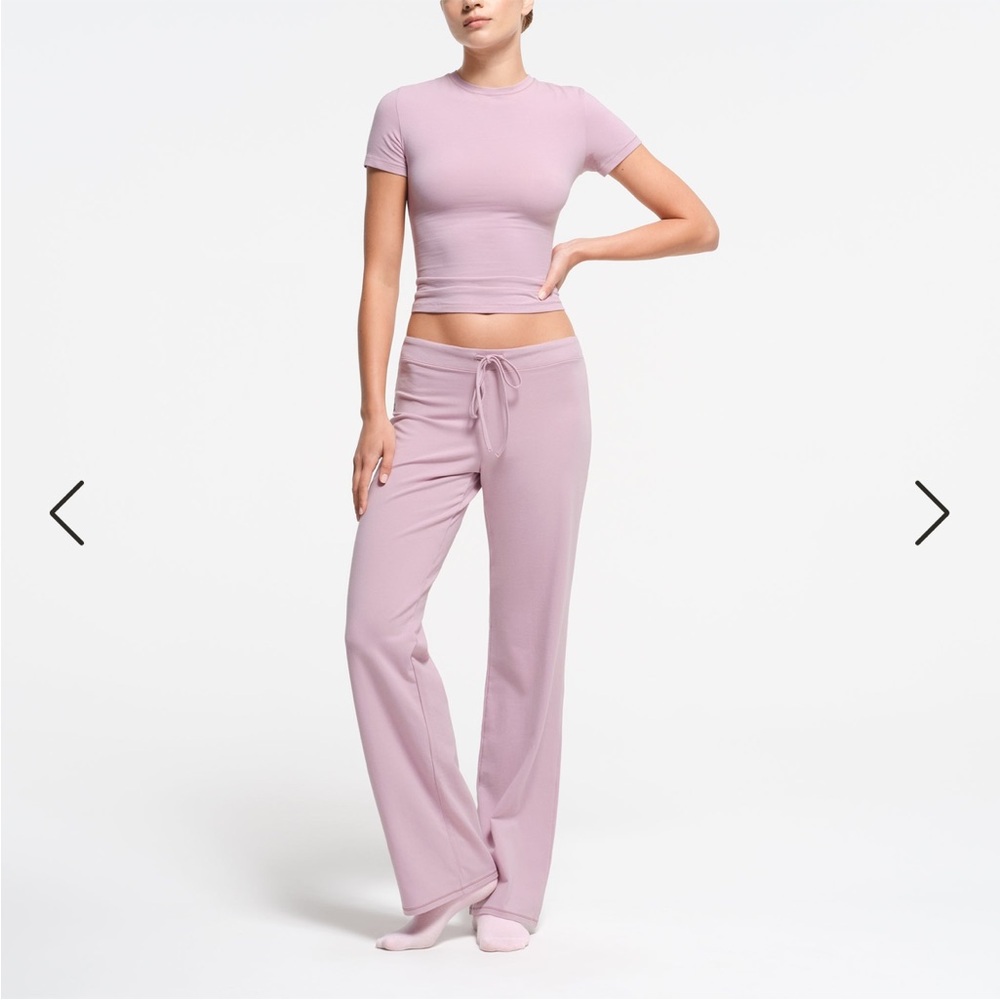 COTTON JERSEY STRAIGHT LEG PANT
DUSK